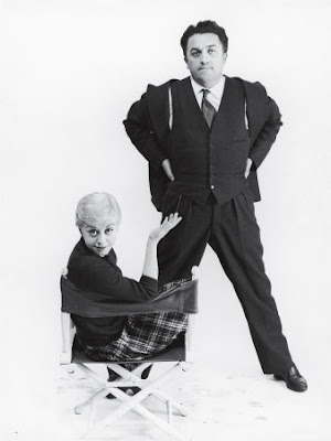 Fellini with wife Giuletta